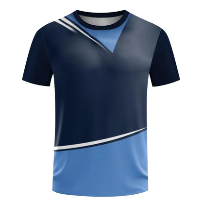 Breathable Men's T-shirts Ultrathin Women's Training Badminton Jersey Table Tennis Jersey Boys' Running Short sleeve