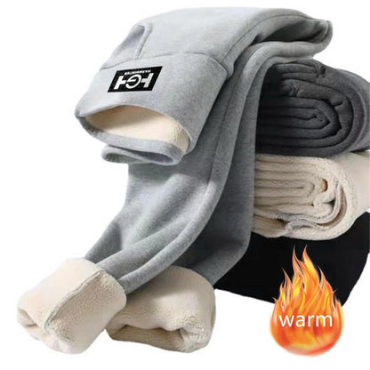 Winter Women Leggings Solid Warm Leggings Thicken Lamb wool Hight Waist Fleece Keep Butt Lift High Stretchy Walking Pants Pocket