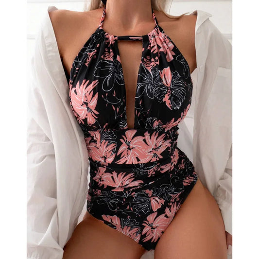 One-Piece Swimsuits Closed Women Swimwear Push Up Swimming Wear Body Bathing Suits Beachwear Pool Bather