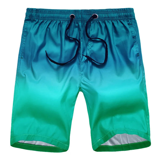 Color-changing Beach Shorts Men Quick Dry Beach Swimwear Pants Swimming Surfing Board Shorts Warm Color Discoloration Shorts