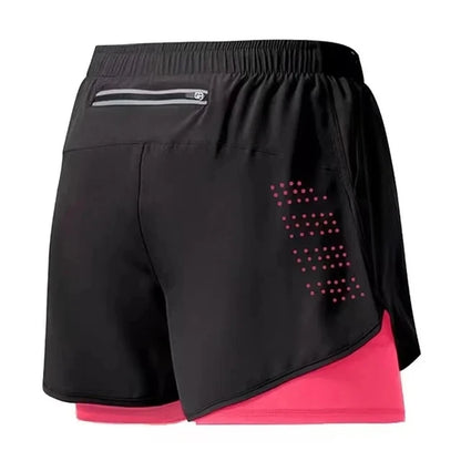 Running Shorts Sportswear 2 in 1 Training Short Pant Summer Double-deck Beach Homme Jogging Clothing Gym Sport Shorts Men