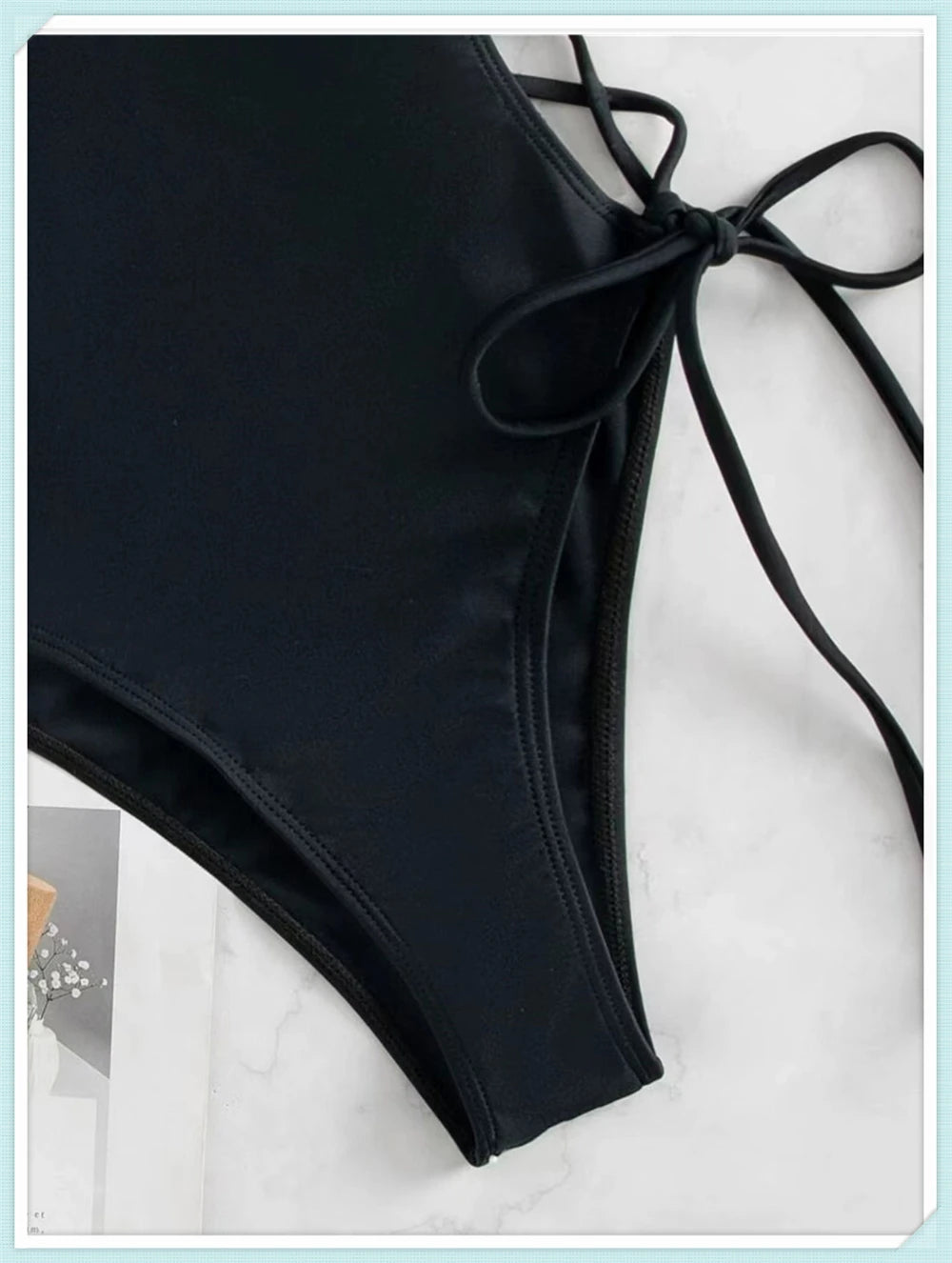 Lace Up Back Swimsuit One Piece Printed Swimwear Women Backless Bathing Swimming Suit Female Padded Beachwear Bodysuit