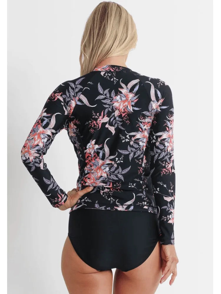Swimwear Woman Swimsuit Rash Guard Long Sleeve Push Up Bikinis Briefs Brazilian Bathing Suit Women Beachwear Biquini Two Piece Suits