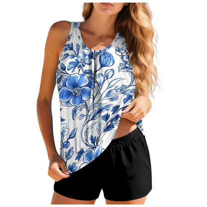 Tankini Women Swimsuits Two Piece Bikini Set Brazilian Swimwear Summer Beach Bathing Suit Female Beachwear Monokini