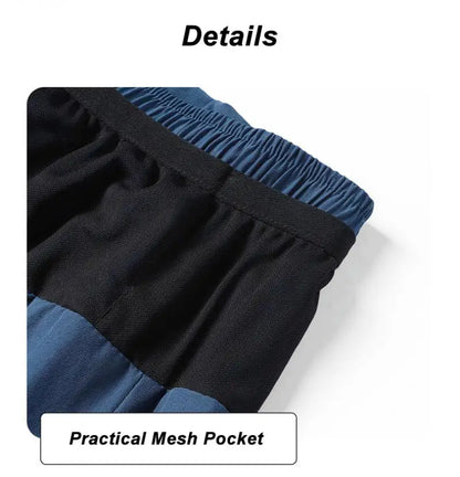 (S-5XL)Quick Dry Single Layer Marathon Trail Running Shorts with Mesh Net Waist Pouch for Fitness Workout Sport Shorts Men Teens