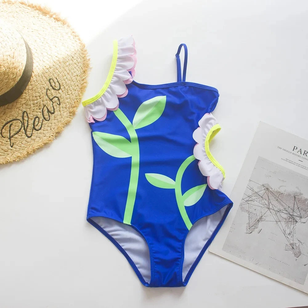 UV Teens Girl Swimsuit One Piece Swimming Jumpsuit Fish scale Bathing Suit SPF 50 Sleeveless Kids Swimwear for Girls 4-14 Years