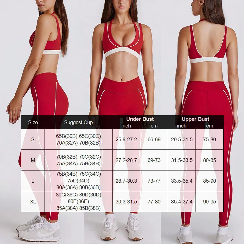 Deep V Yoga Bra Halter Neck Yoga Bras Plunge Bralette Unlined Triangle Sports Bras Low Back Yoga Crop Low Coverage