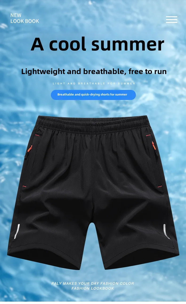 M-8XL Plus Size Men's Sports Shorts Summer New Arrival Comfortable Elastic Waist Clothing Male Breathable Short Trousers