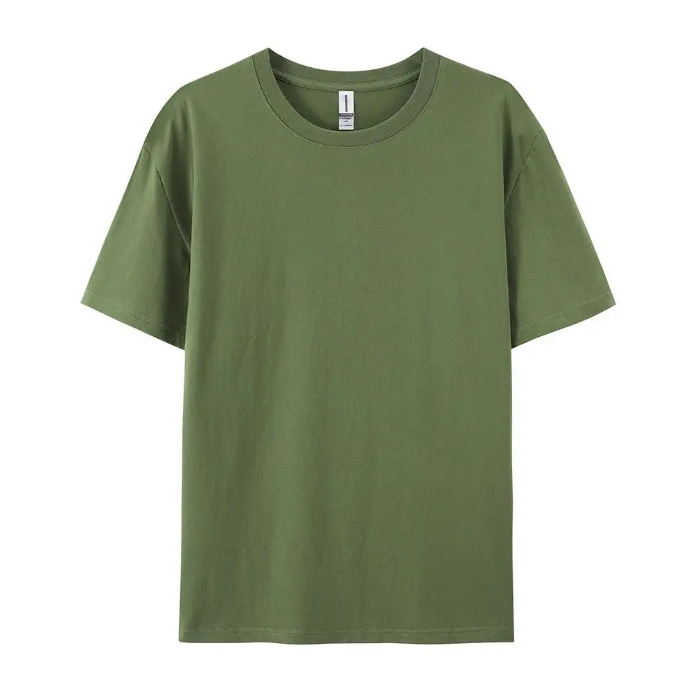 Plus Cotton Solid T-shirts Women Sporty Short Sleeve Tees Fashion Casual White Black Clothing Loose O-Neck Female Summer Tops