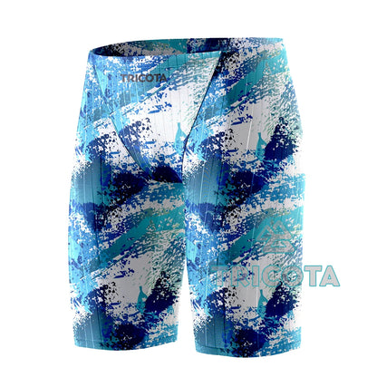 Swim Boxers Men's Jammer Swimwear Training Swim Trunks Beach Tight Swimming Shorts Swimsuits Pro Team Athletic Sports Surfing Diving Shorts