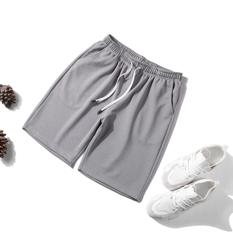 Mermaid Curve Breathable Shorts Quick-drying Sports Pants Cool Casual High-elastic in stock Micro-elastic Loose Mesh Pants