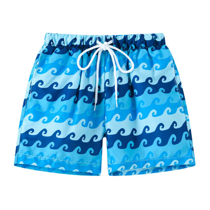 Summer Baby Boys Swimming Trunks For 2-8Years Kids Beach Shorts Cartoon Pattern Swimsuit Shorts Baby Bathing Suit Swimwear