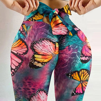 Seamless Tie Dye Leggings Women Fitness Gym Legging Push up High waist Leggings Sport Pants Women Clothing