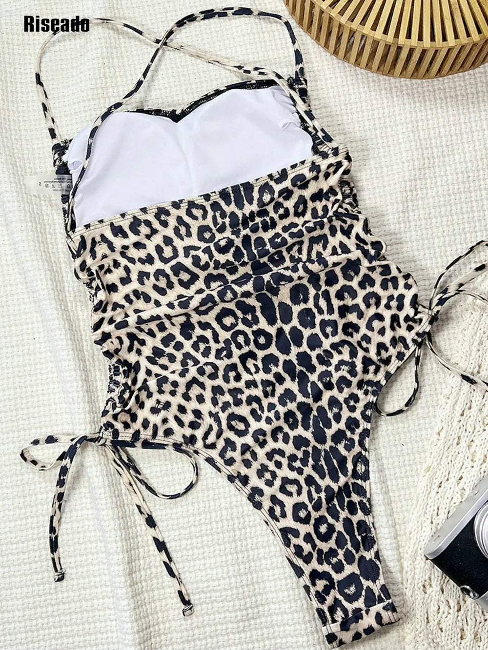 Leopard Swimsuit One Piece Swimwear for Women Bathing Swimming Suit
