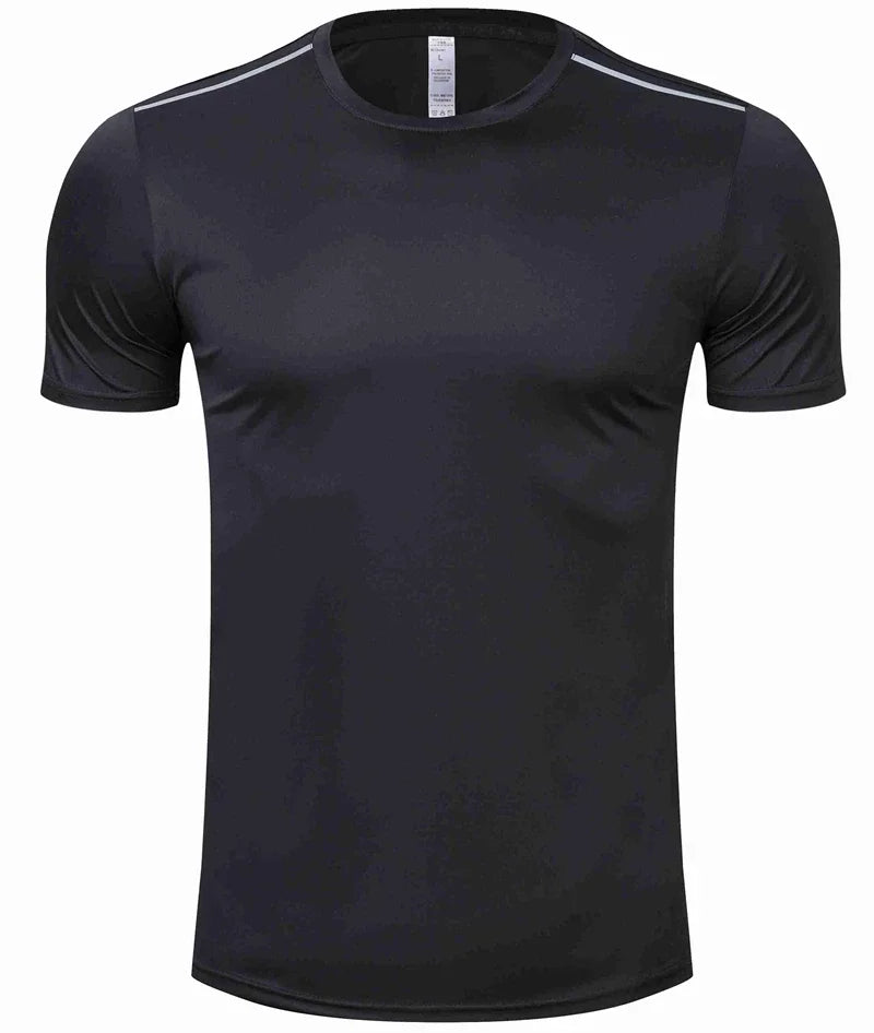 High quality spandex Men Women Kids Running T Shirt Quick Dry Fitness Shirt Training exercise Clothes Gym Sports Shirts Tops