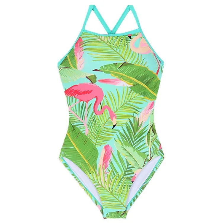 Professional Women's One-Piece Swimsuit Triangular Racing Competition Swimming Sports Swimwear Pool Bathers