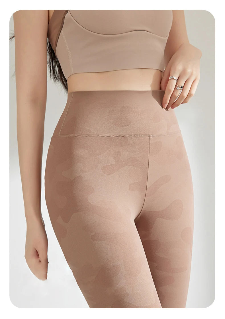Spring Summer High Waist Colours Camouflage Shark Leggings Women Slim Sport Leisure Leggings Yoga Fitness Leggings