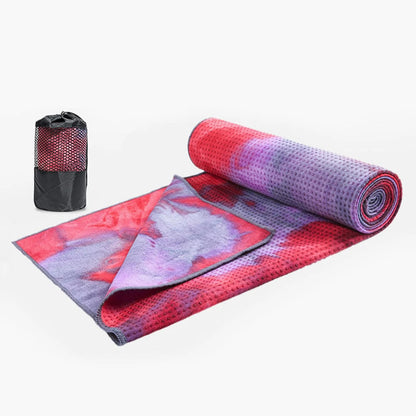 Anti slip hot yoga towel, made of absorbent soft ultra-fine fiber, available in various colors, suitable for Bikram Pilates   ﻿