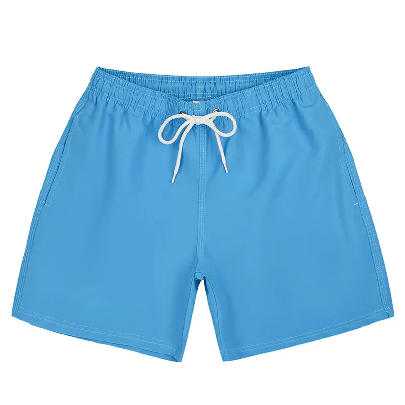 Men's Summer Low Waist Swim Trunks Quick Dry Breathable Beach Vacation Surfing Swimwear