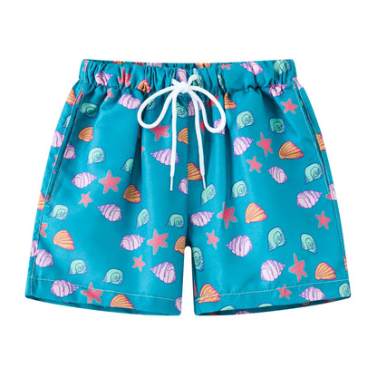 Summer Baby Boys Swimming Trunks For 2-8Years Kids Beach Shorts Cartoon Pattern Swimsuit Shorts Baby Bathing Suit Swimwear
