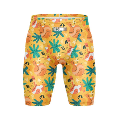 Swim Boxers Summer Men's Funny Cartoon Design Swimming Trunks Swim Jammer Swimsuit Tights Shorts Training Sports Beach Quick Dry Running Surfing Pants
