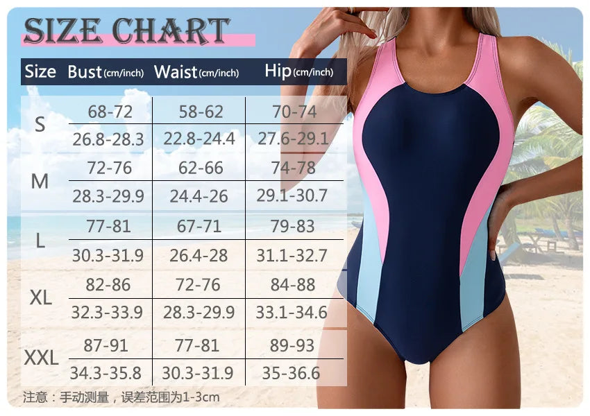 One-Piece Swimsuits Closed Women's Swimwear Sports For Swimming Wear Body Bathing Suits Beachwear Pool Bather