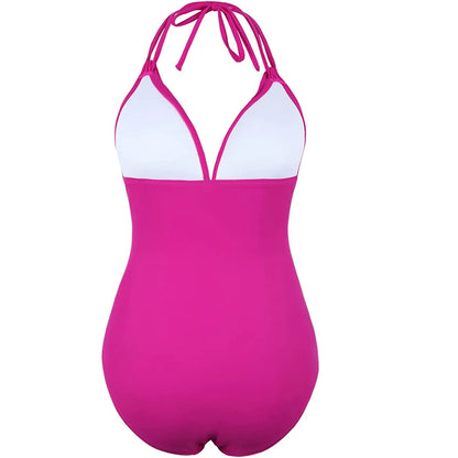 Solid Colours Sexy Female One-Piece Push Up Women Swimsuit Bathing Suit For Pool Beach Wear