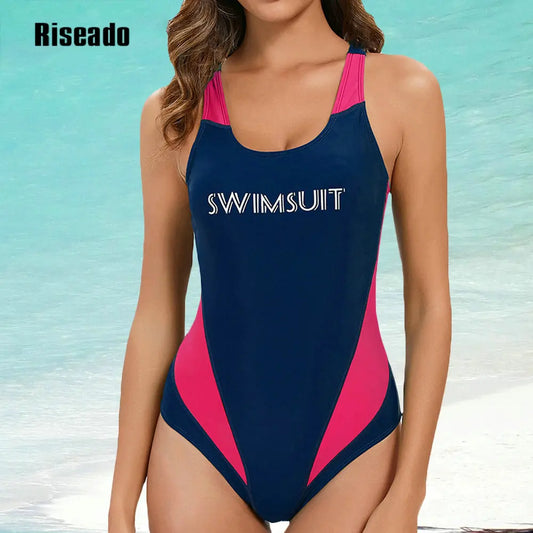 Women's Swimsuit Sleeveless One-piece Bathing Suit Woman Swimming Monokini Athletic Swimwear for Training