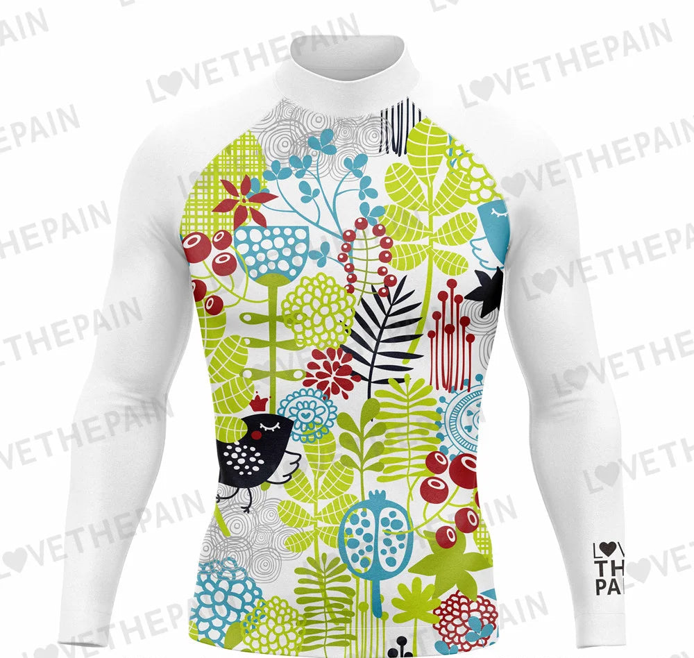 Men's Rash Guards Swimsuit Surf Suit Beach T-Shirts Sun UV Protection Long Sleeve Surfing Rashguard Sports Swim Tight Clothes