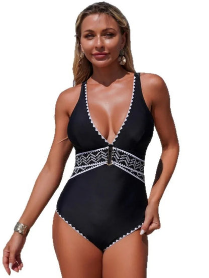 High Waist Swimsuit Women Summer Bathing Suit Bikini Set Sleeveless Swimwear Woman Beach Swimming Suit For Female