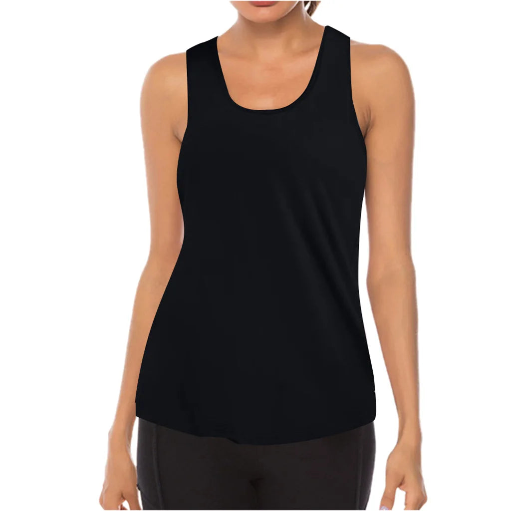 Colour Choies Women Yoga Tops Sexy Tank Tops Loose Thin Sports Vest Breathable Sleeveless T-shirt Gym Fitness Running Shirts Girls