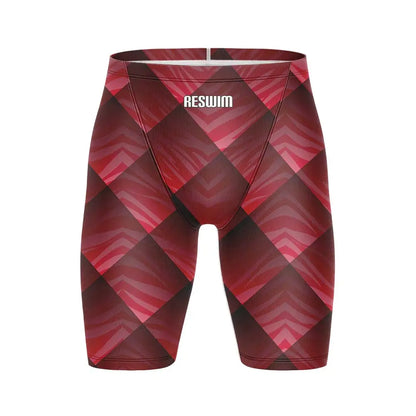 Swim Boxer Summer Men's Printing Swim Jammer Swimsuit Beach Tights Shorts Swimming Trunks Quick Dry Swimwear Chlorine Resistant Surf Pants