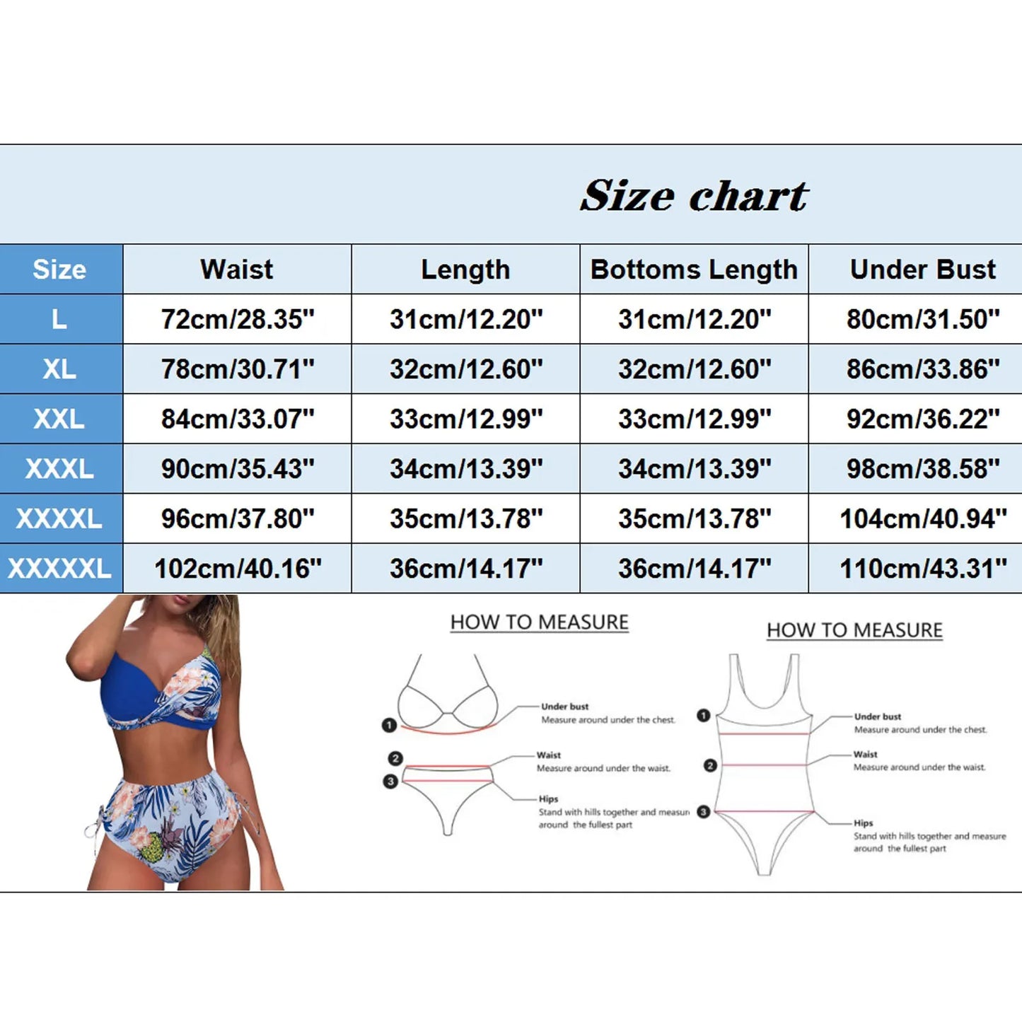 Women's High Waist Bikinis Summer Fashion Beachwear Swimsuit  Printed Biquini Brazilian Women Swim Suit
