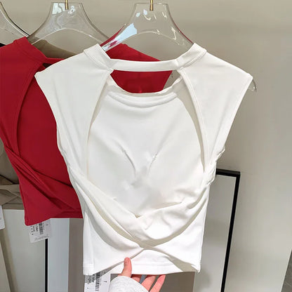 Women Running Shockproof Tank Top Gym Vest  Fitness Quick-Dry Workout Top Female Soft Sports Clothes