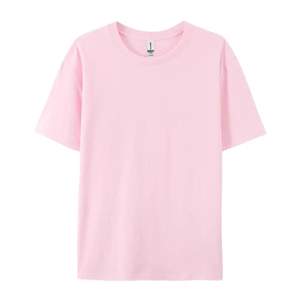 Plus Cotton Solid T-shirts Women Sporty Short Sleeve Tees Fashion Casual White Black Clothing Loose O-Neck Female Summer Tops