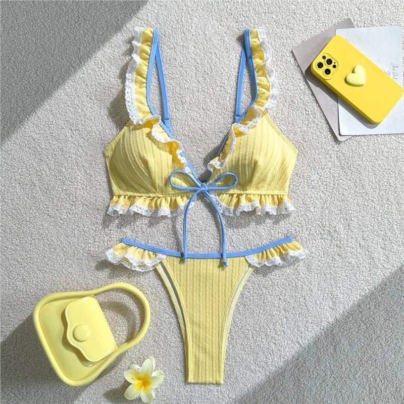 Swimwear Woman Swimsuit Bikini Push Up Bikinis Set Brazilian Bathing Suit Women Beachwear Biquini Two Piece Suits