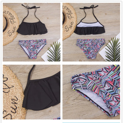 Multi Style Multi Colour Kids Girls Bikini Set 2025 New Print Girls Kids Swimwear Swimsuit Summer Children  Bathing Suit