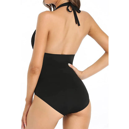 Solid Colours Sexy Female One-Piece Push Up Women Swimsuit Bathing Suit For Pool Beach Wear