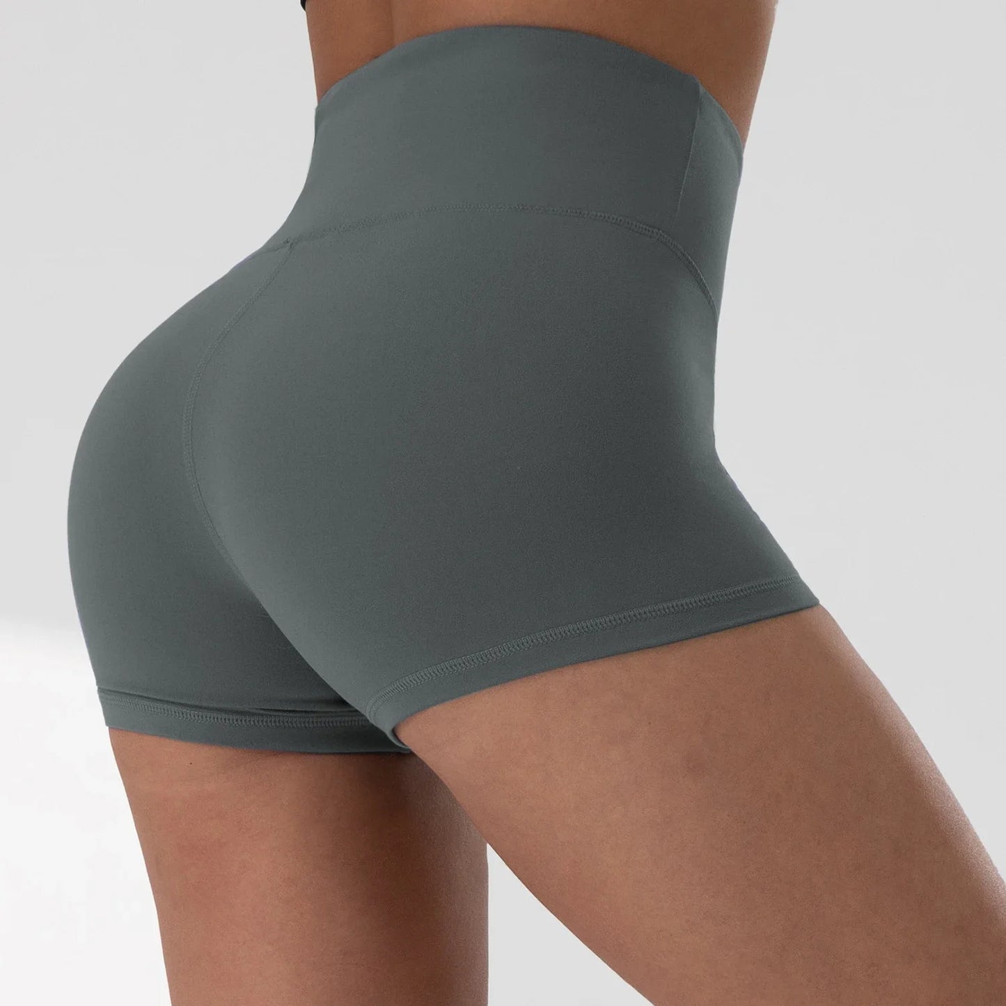 Women Shorts Summer Solid Color Fitness Cycling Tights Athletic Running Workout Biker Shorts Casual Wear