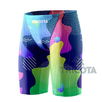 Jammer Men Professional Competitive Swim Trunks Quick-Drying Swimwear Kit Surfing Pants Jammer Briefs Surf Shorts Diving Trunks