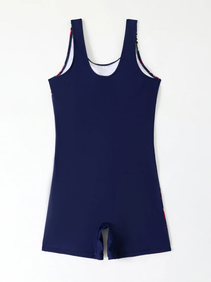 Printed One Piece Swimsuit Women Racing Padded Swimwear Female Bathers Bathing Swimming Swim Suit Summer Beachwear