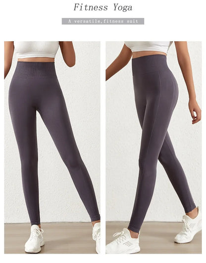Aiithuug Printed Yoga Leggings Women's Quick Drying Butt Lifter Leggings Seamless High Waisted Tight Hem Workout Fitness Pilates