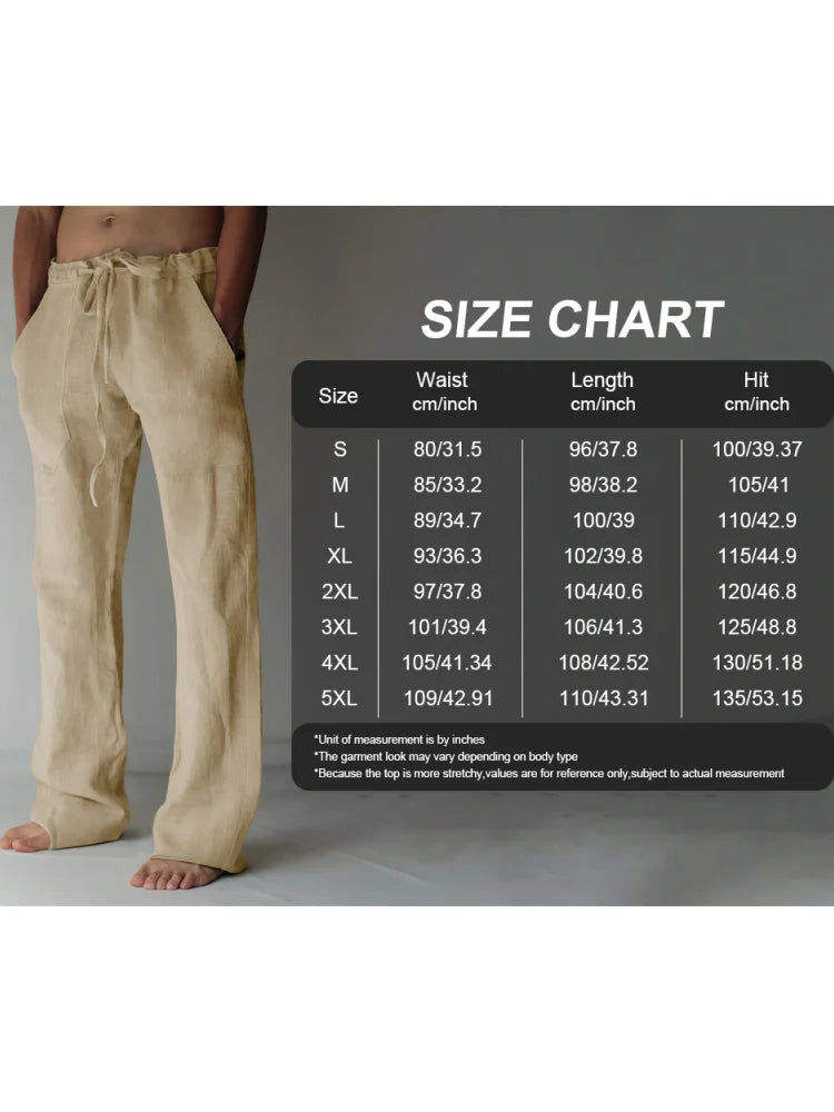 Vintage Loose Patchwork Print Men's Pants Summer Thin Casual Men's Pants Travel Vacation Casual Pants Men's Clothing Sweatpants