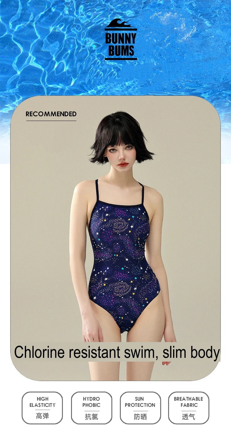 Multicolours Bunny Bum Women Swimwear One Piece Professional Swimsuits