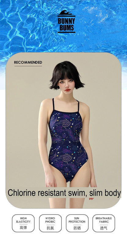 Multicolours Bunny Bum Women Swimwear One Piece Professional Swimsuits