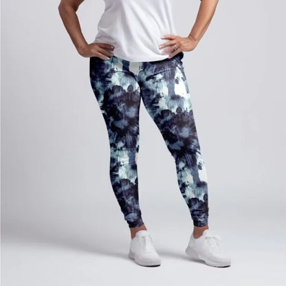 Women High Waist Elastic Pants Fashion High Waist 3D Print Fitness Yoga Gym Leggings