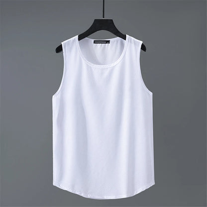 Summer Tank Tops Men Plus Size 10XL 11XL Basketball Vest Football Solid Color Running Vest Male Tank Tops Big Size 11XL