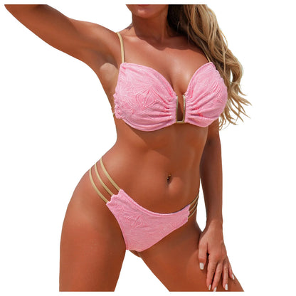 Push Up Bikinis Two Piece Swimsuits Women Bikini Sets Summer Swimwear Female Tankini Brazilian Bathing Suit Beach Wear