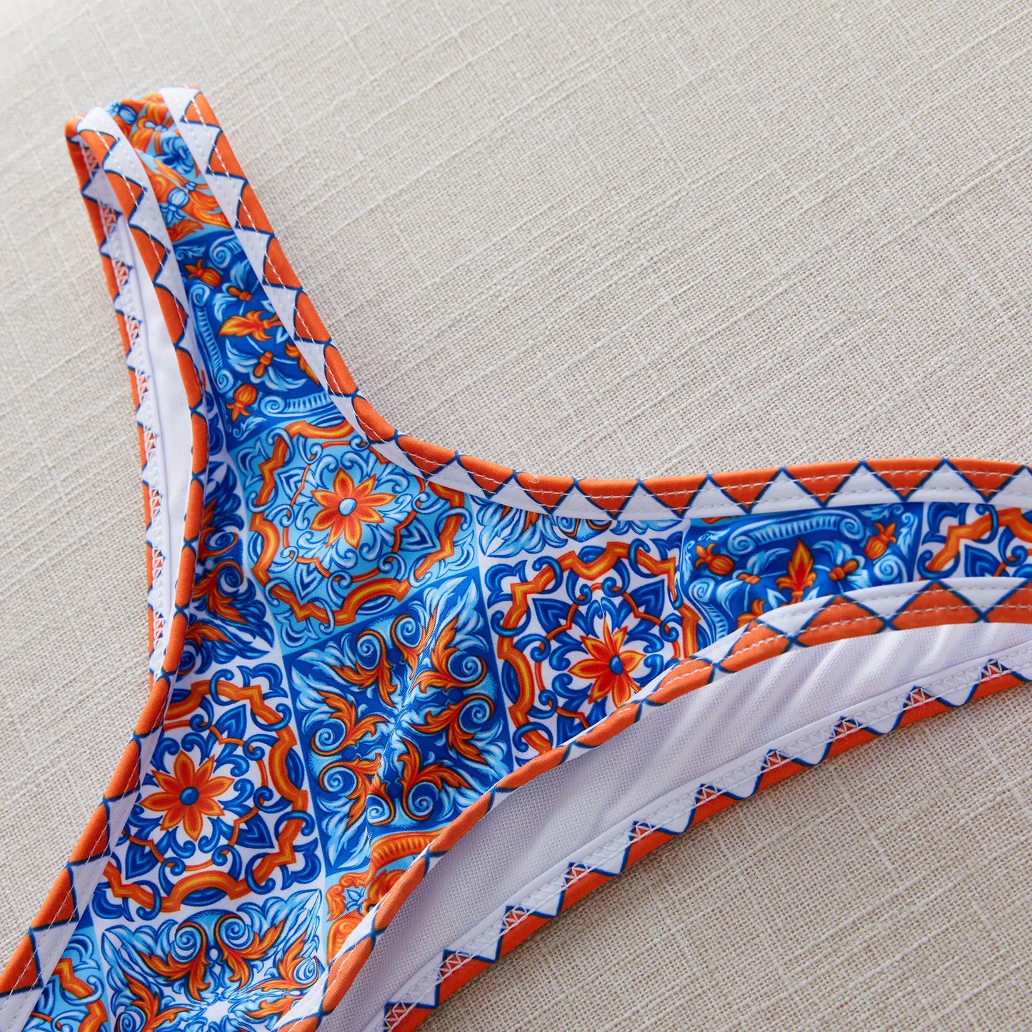 Brazilian Bikini Set Women Print Biquini Female Cut Bikinis Swimwear Push Up Swimsuit Bath Suit