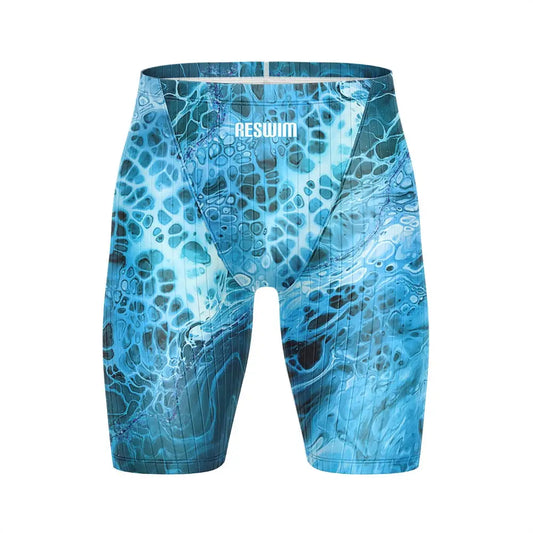 Men's Jammers Racing Swimsuit Swim Trunks Beach Tights Shorts Athletic Training Swimwear Sports Swimming Rash Guards Pants